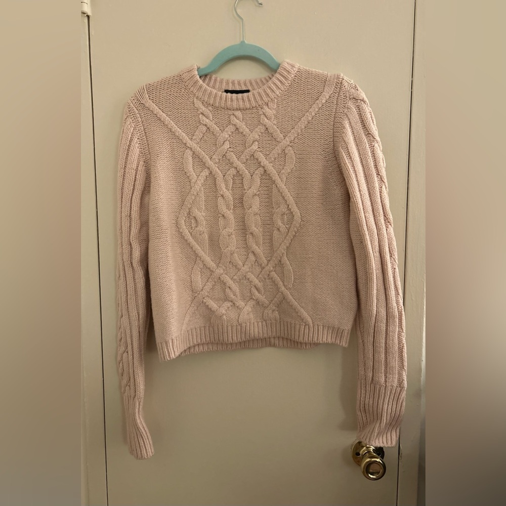 Topshop Cable Knit Sweater